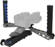 Supporto Portatile di Stabilizzazione per Fotocamera DSLR in Alluminio - Stabilizzatore Manuale per Fotocamera - Supporto Portatile per Fotocamera.