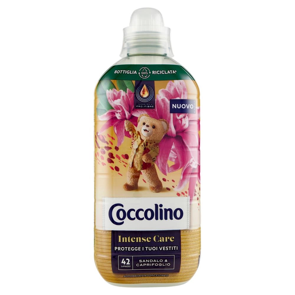 COCCOLINO AMMORBIDENTE CONCENTRATO INTENSE CARE SANDALO & CAPRIFOGLIO 42 LAVAGGI 980 ML