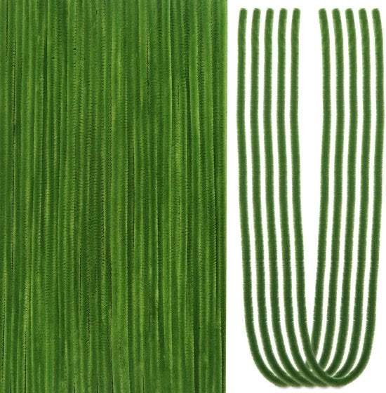 Pijpenragers 50 pezzi - Chenille - Verde - 60 cm - Vezzeggiatura - Robusto - Creativo - Filo di Chenille