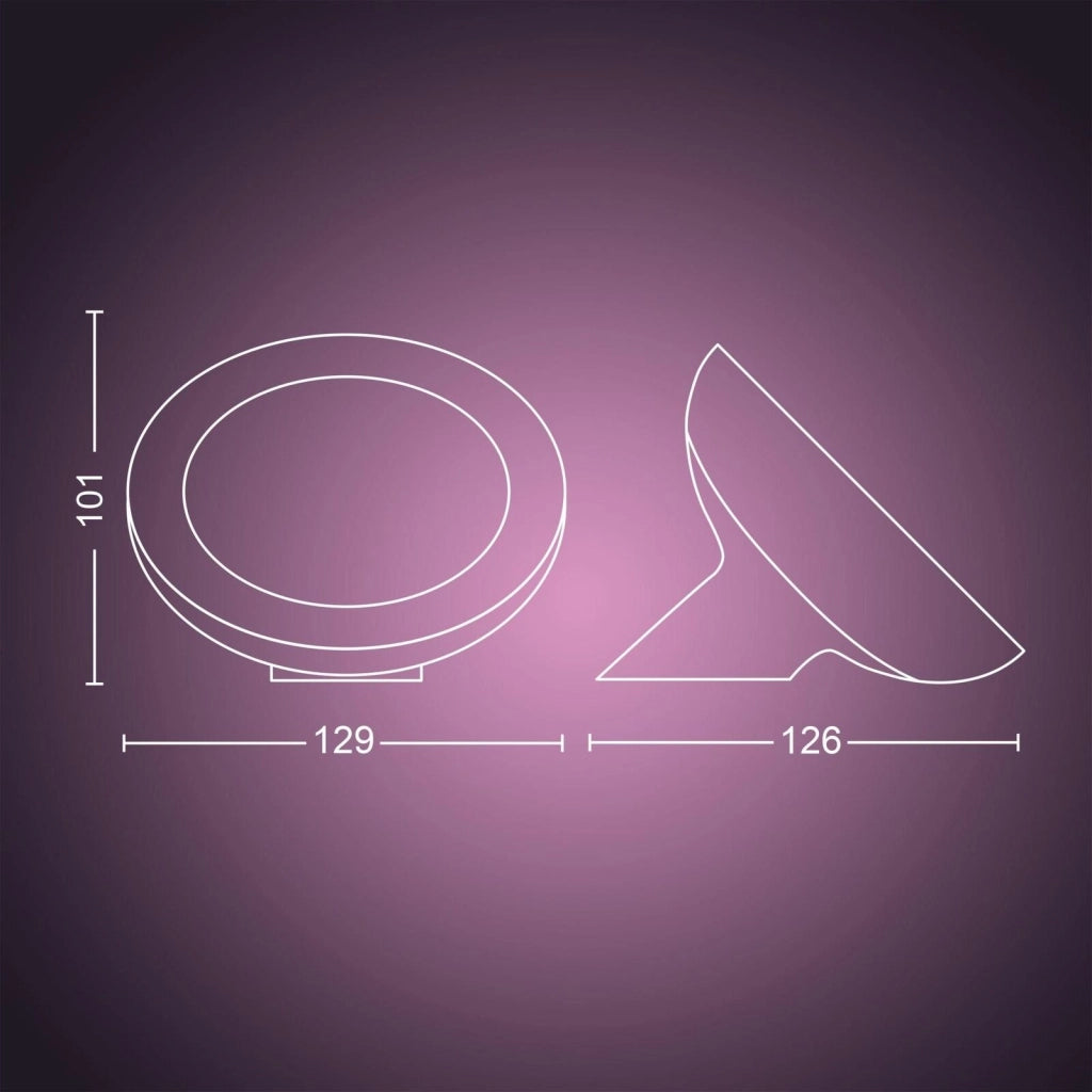 Philips Hue White and Color ambiance Lampada da tavolo Bloom