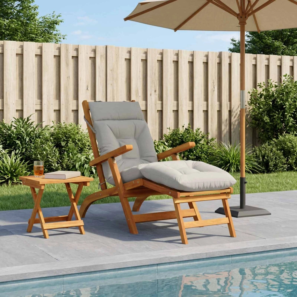 Cuscino per Lettino VIANEN 100% Poliestere Bianco 953893