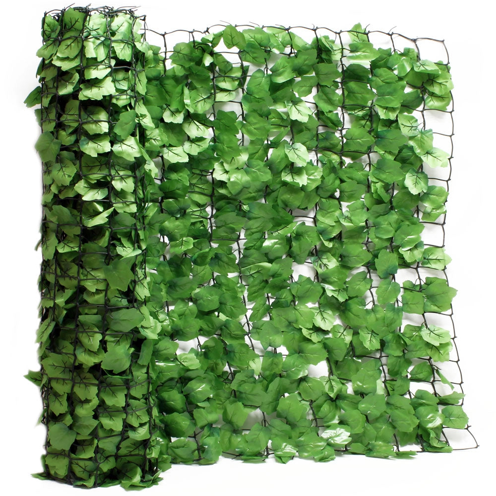Rete per balconi con foglie finte 300 x 150 cm simil edera Siepe artificiale