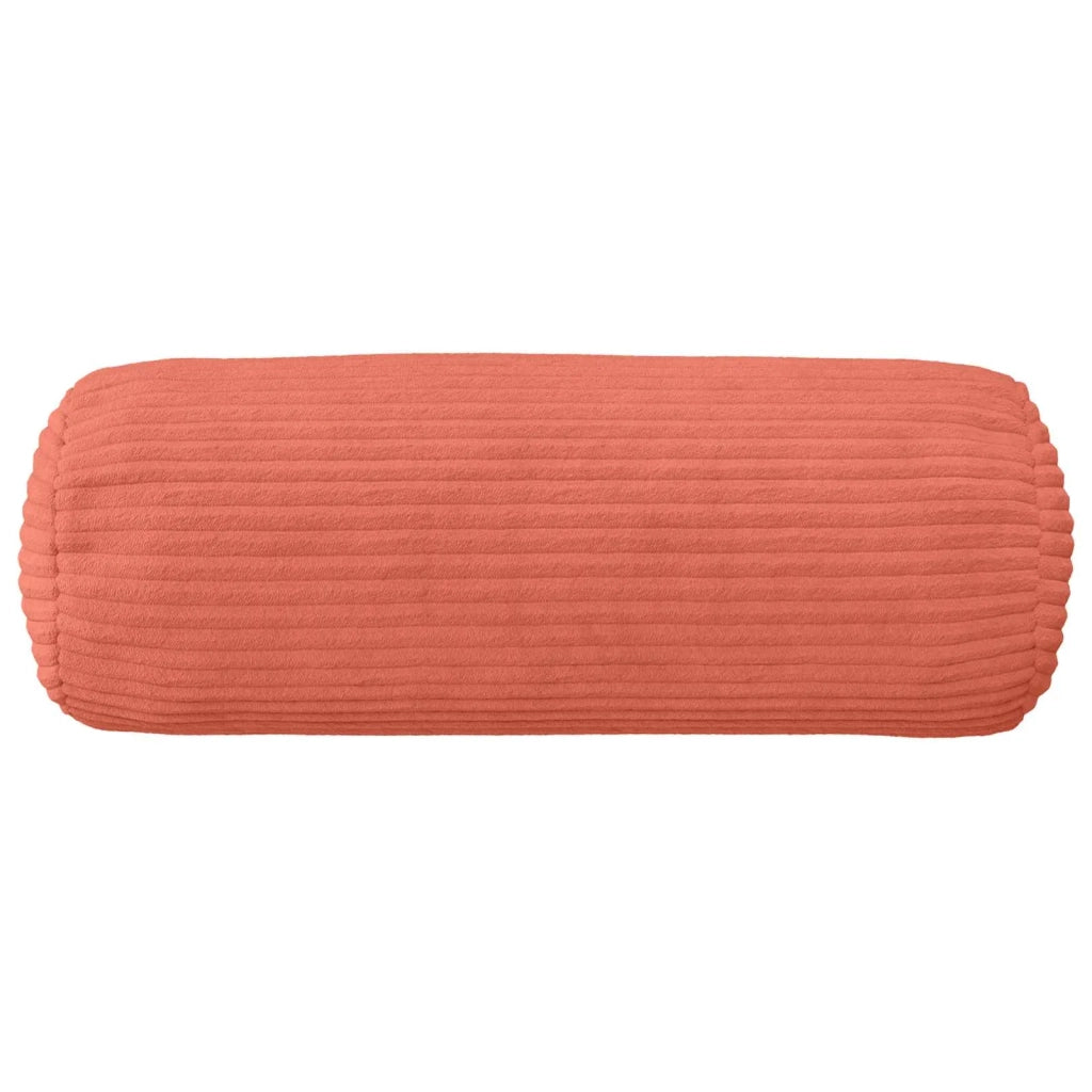 Federa 2 pcs HEERLEN Rosso Arancio Ø 15 x 40 cm corduroy 923249