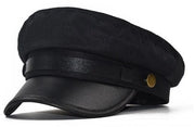 Berretto Classico a Punta con Cappuccio in Cotone/PU, Misura 56-58 cm