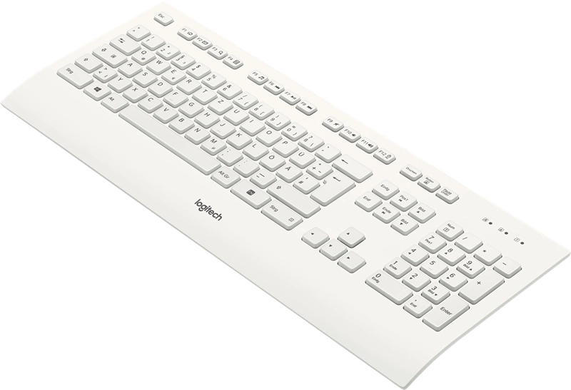 ORIGINAL Logitech Accessori per computer Bianco 920-008319 K280e - Tastatur Tastiera Logitech K280e, USB, lunghezza cavo: 1,8 m, tastierino numerico integrato, bianco