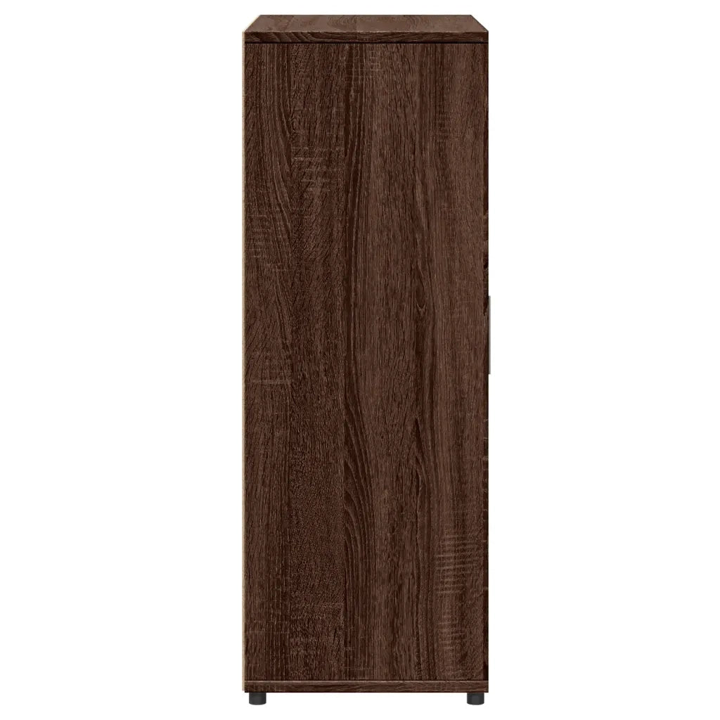 Credenza Rovere Marrone 60x31x84 cm in Legno Multistrato 840512