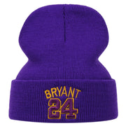 BRYANT Cappelli invernali caldi ricamati, colore viola