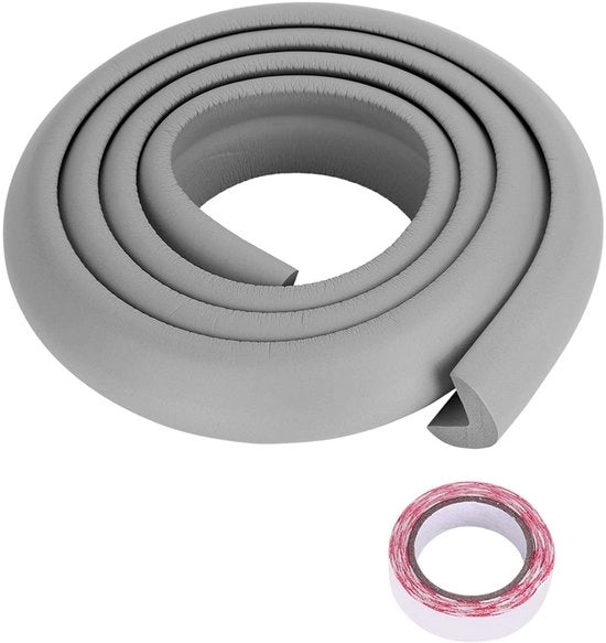 Protezione angolare 2M - Striscia di protezione morbida - Amichevole con l'ambiente NBR - Facile da installare - Adatto per legno/vetro/piastrelle/metallo/plastica - Protezione di mobili