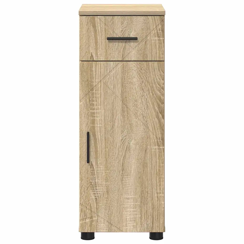 Mobile da Bagno con cassetto Rovere Sonoma 30 x 35 x 80 cm
