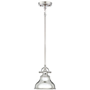 Sospensione Industrial Emery Metallo Argento Imperiale Piccola 1 Luce E27