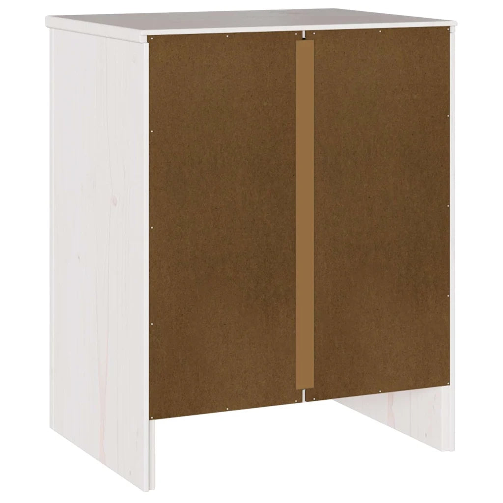 Tavolino da salotto con cassetto Drammen Bianco 45 x 35 x 56 cm 42003049