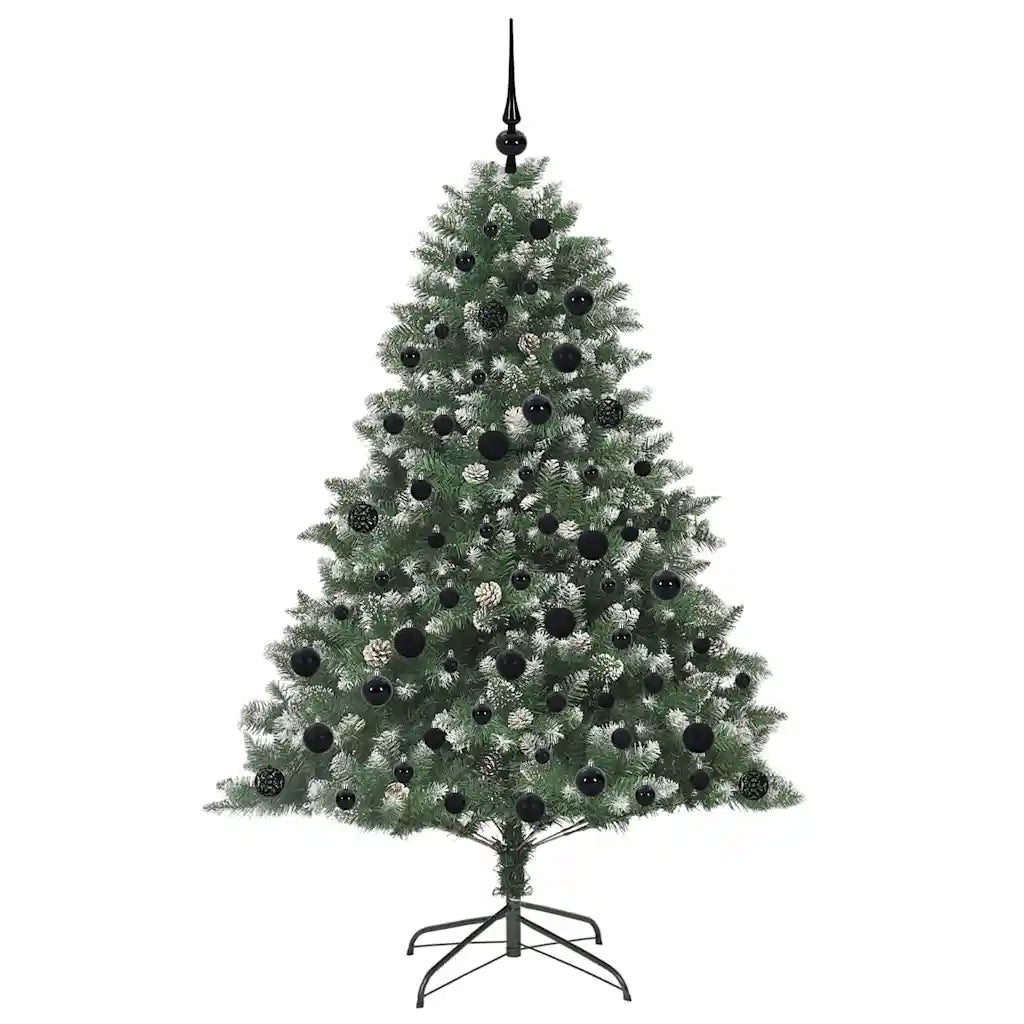 Albero di Natale | Decorazioni natalizie artificiale con 300 LED Verde 180 cm
