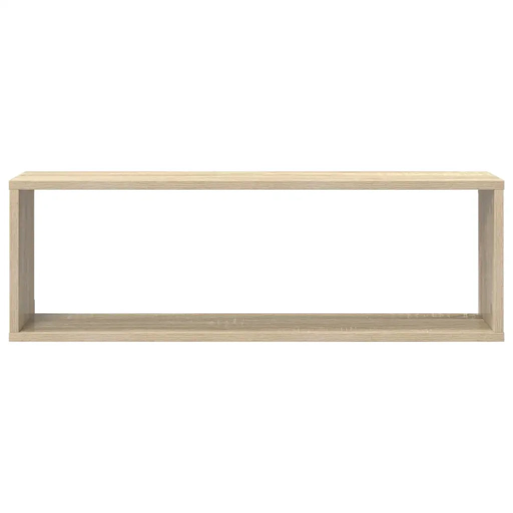 Mensole a Cubo 2 pz Rovere Sonoma 80x15x26,5 cm in Truciolato cod mxl 51329