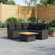 Set di Mobili 4 pz Nero Rattan in PE 3422174