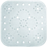 TAPPETO DOCCIA ANTISCIVOLO  cm. 54x54 col. Bianco