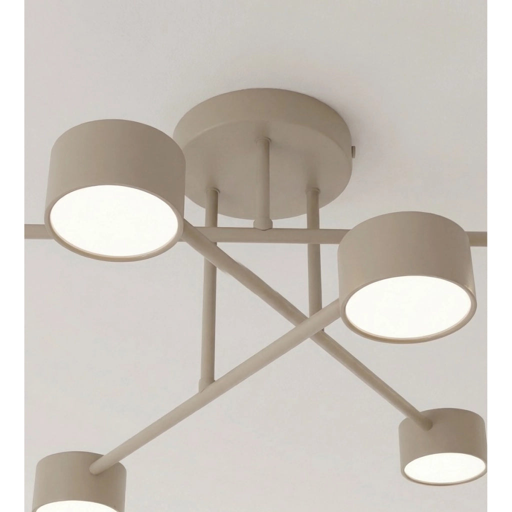 Lampada a sospensione HALO in acciaio color mokka