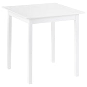 Tavolo da pranzo in legno di pino bianco 75x75 cm, design minimalista scandinavo, tavolo da cucina