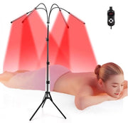 Lampada di luce terapia rossa per alleviare il dolore, anti-invecchiamento e rigenerazione cutanea con 120 LED e telecomando