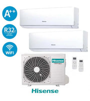 Climatizzatore Hisense Dual Inverter 12+18 5,2kW Wi-Fi R32 A++ 2AMW52U4RXC - Comfort Efficiente e Sostenibile