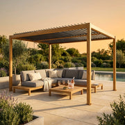 Pergola bioclimatica in alluminio - TONY