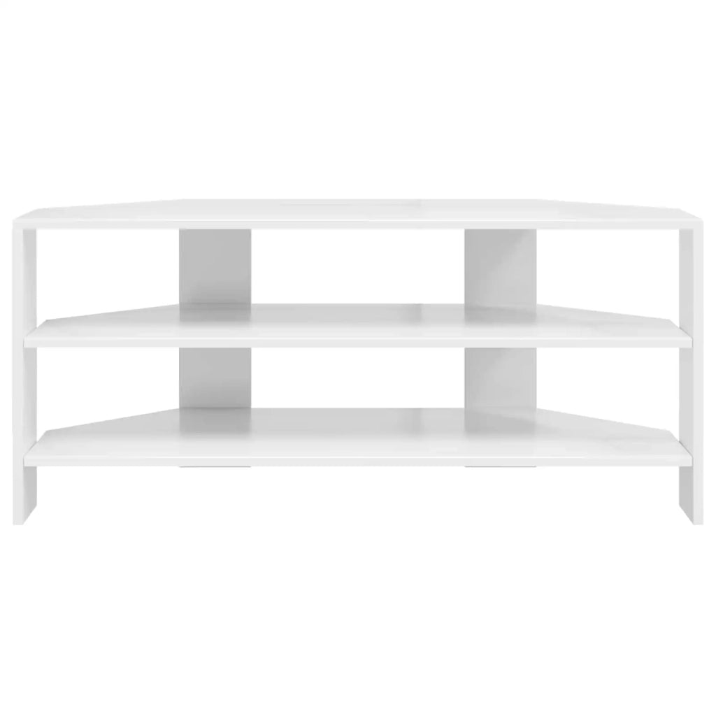 MobileTVAngolare 102x40,5x45cm Bianco ad Alto Lucido 889769