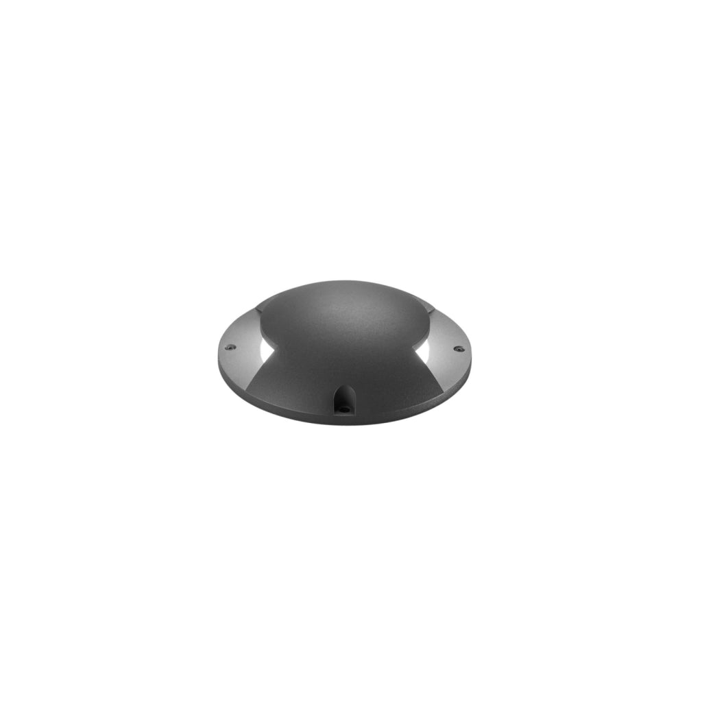 SEGNAPASSI CALPESTABILE LED GROUND ANTRACITE 12W 1460LM CCT3000K / 4000K  2 FASCI DI LUCE IP65 21X5,4CM