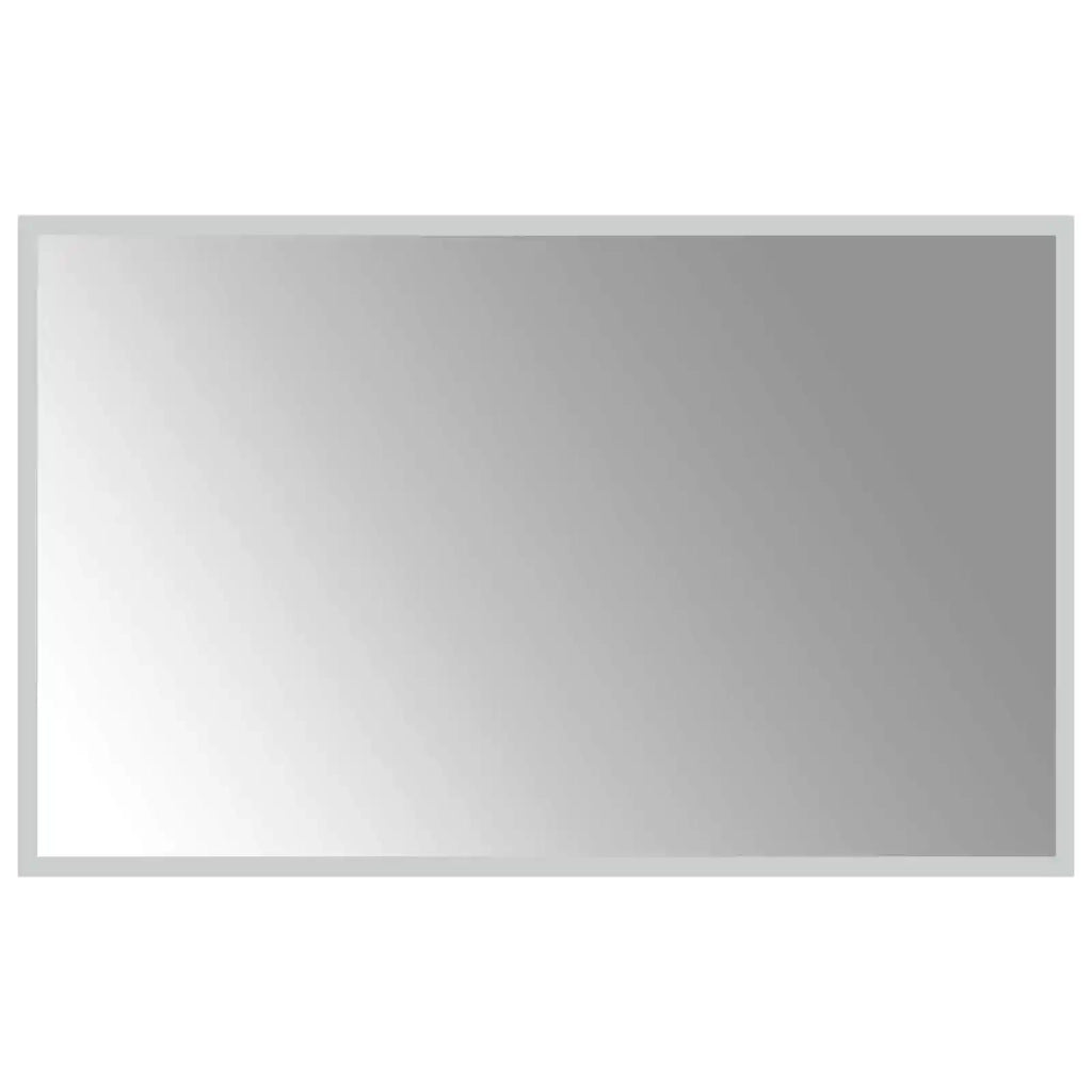 Specchio da bagno LED Trasparente 80 x 50 cm vetro temperato 42045817