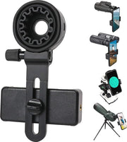 Adattatore per Telescopio Smartphone | Osservatore Universale per Smartphone per Telescopio, Microscopio e Telescopio da Campo