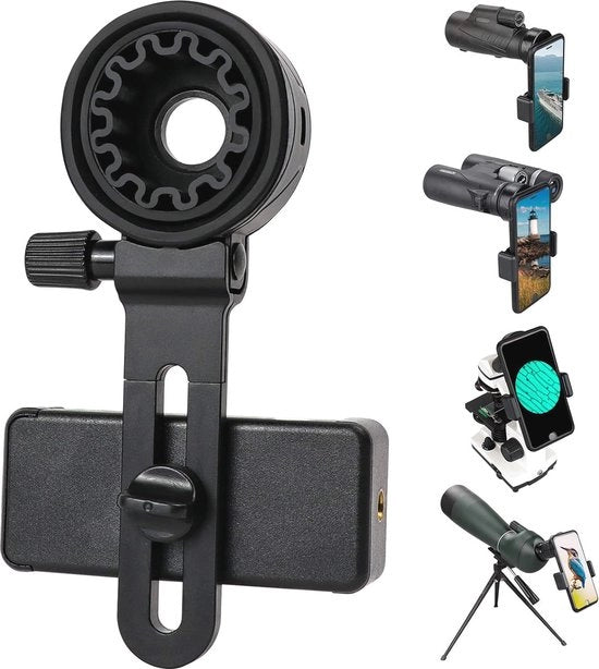 Adattatore per Telescopio Smartphone | Osservatore Universale per Smartphone per Telescopio, Microscopio e Telescopio da Campo