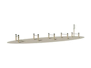 Superamento Ostacoli 2 Giochipark 5 moduli legno 9x9cm barre acciaio EN 16630