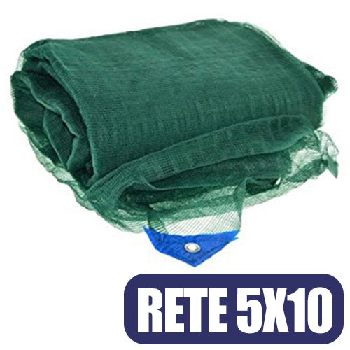TELO A RETE PER RACCOLTA OLIVE 5 X 10 MT IN TESSUTO ANTISPINA