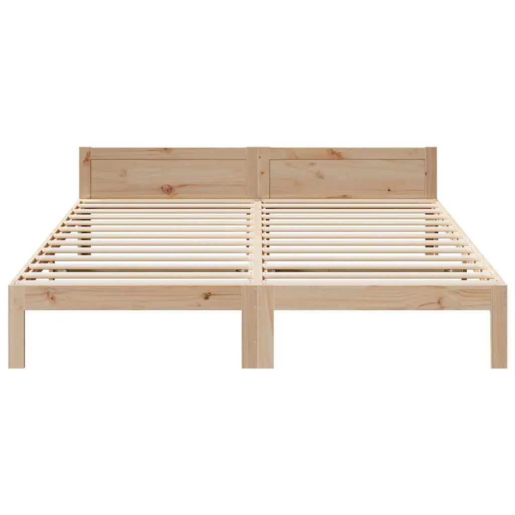 Giroletto senza Materasso 160x200 cm in Legno Massello di Pino 859229
