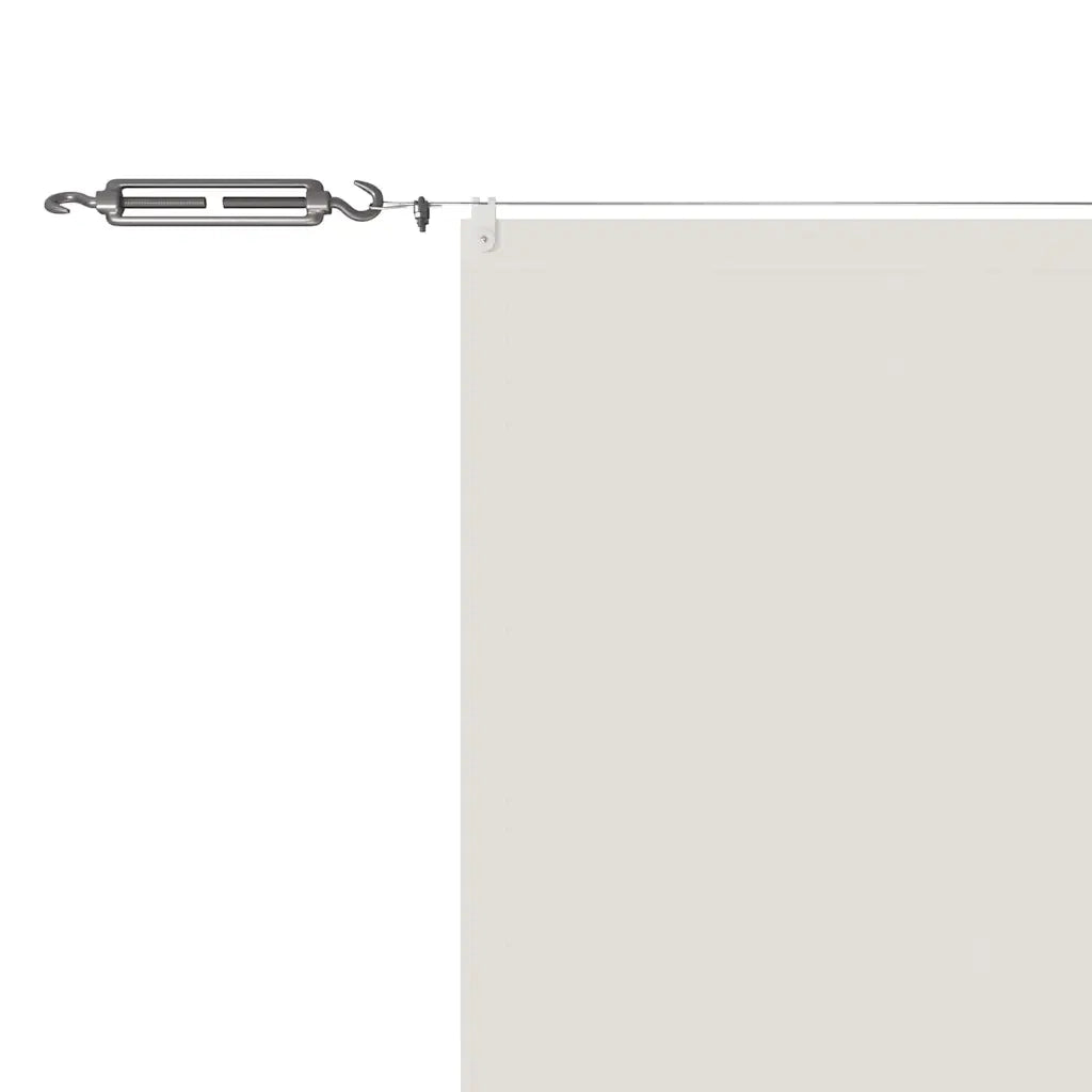 Paravento Verticale Bianco 60x800 cm Tessuto Oxford 148154