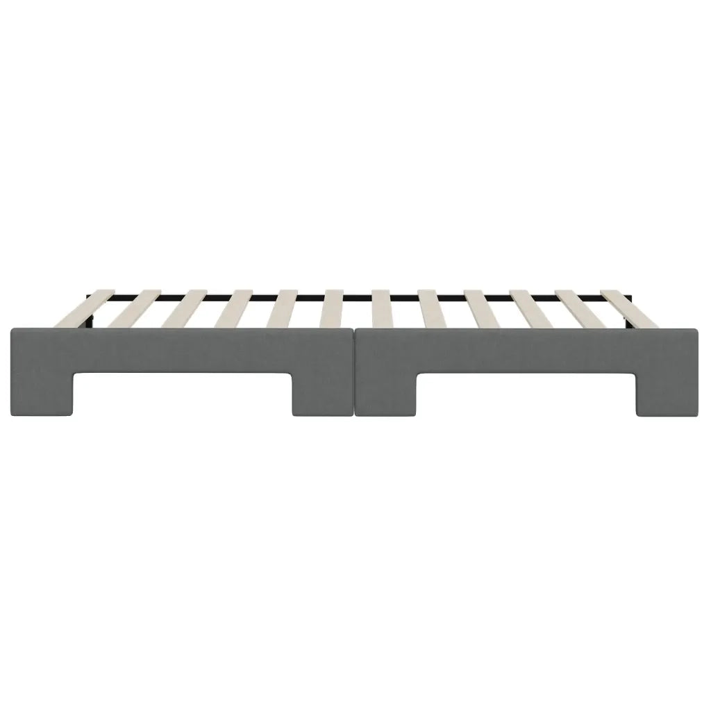 Divano Letto con Letto Estraibile-Sofa Letto-Daybed Grigio Scuro 100x200 Tessuto 455201