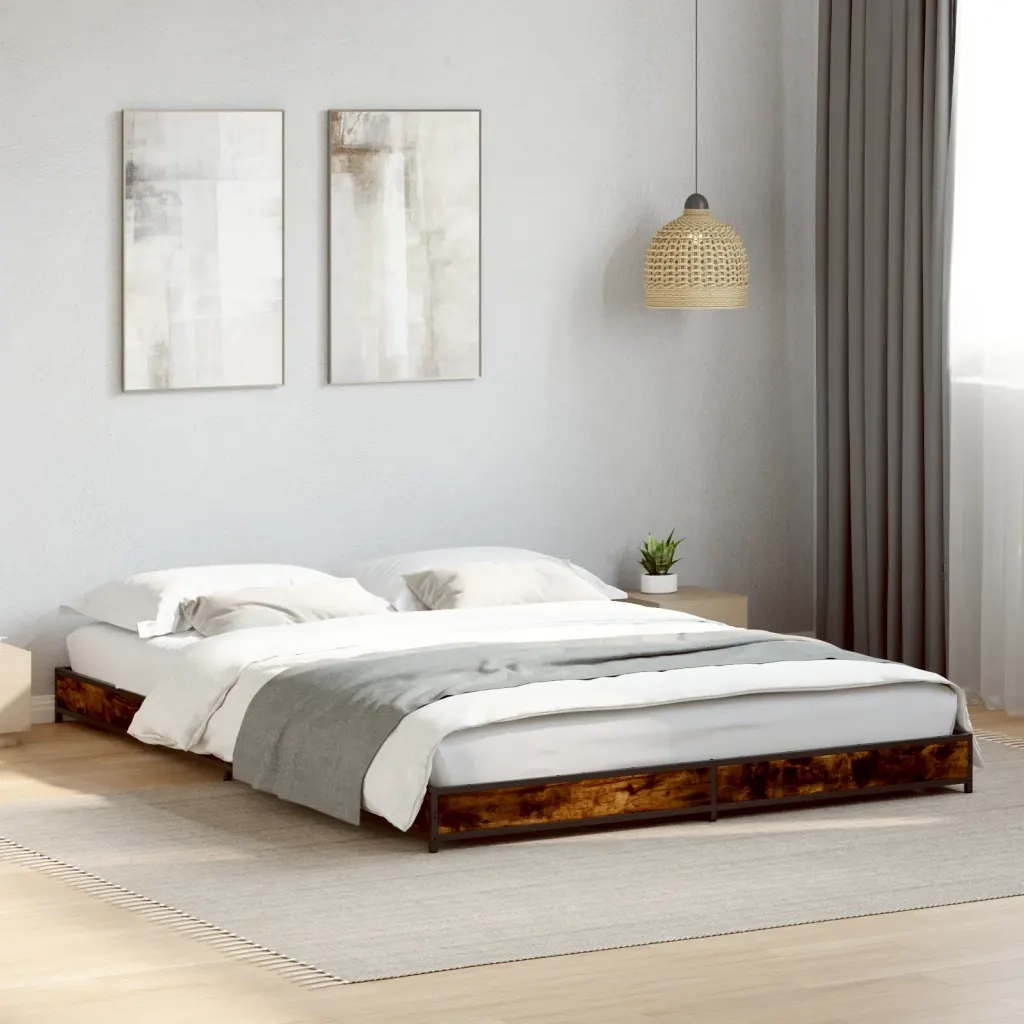 Giroletto Rovere Fumo 120x200 cm in Legno Multistrato Metallo
