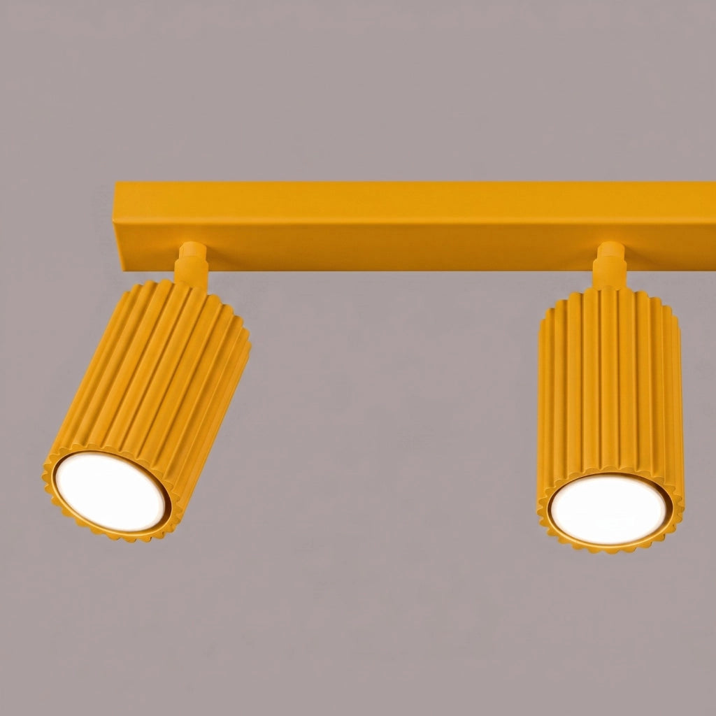 Plafoniera KARBON 3L giallo