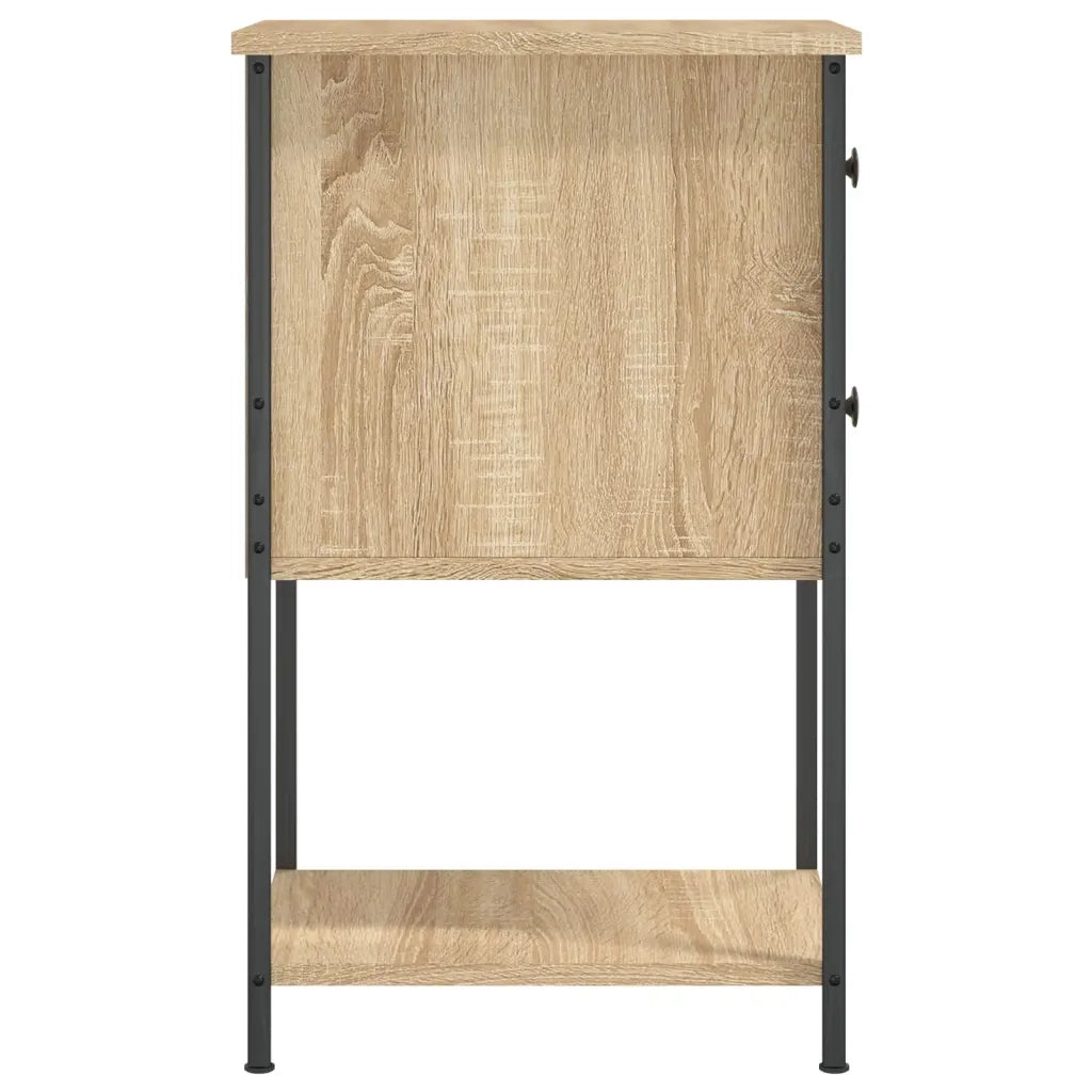 Comodino Rovere Sonoma 32x42x70 cm in Legno Multistrato 826095