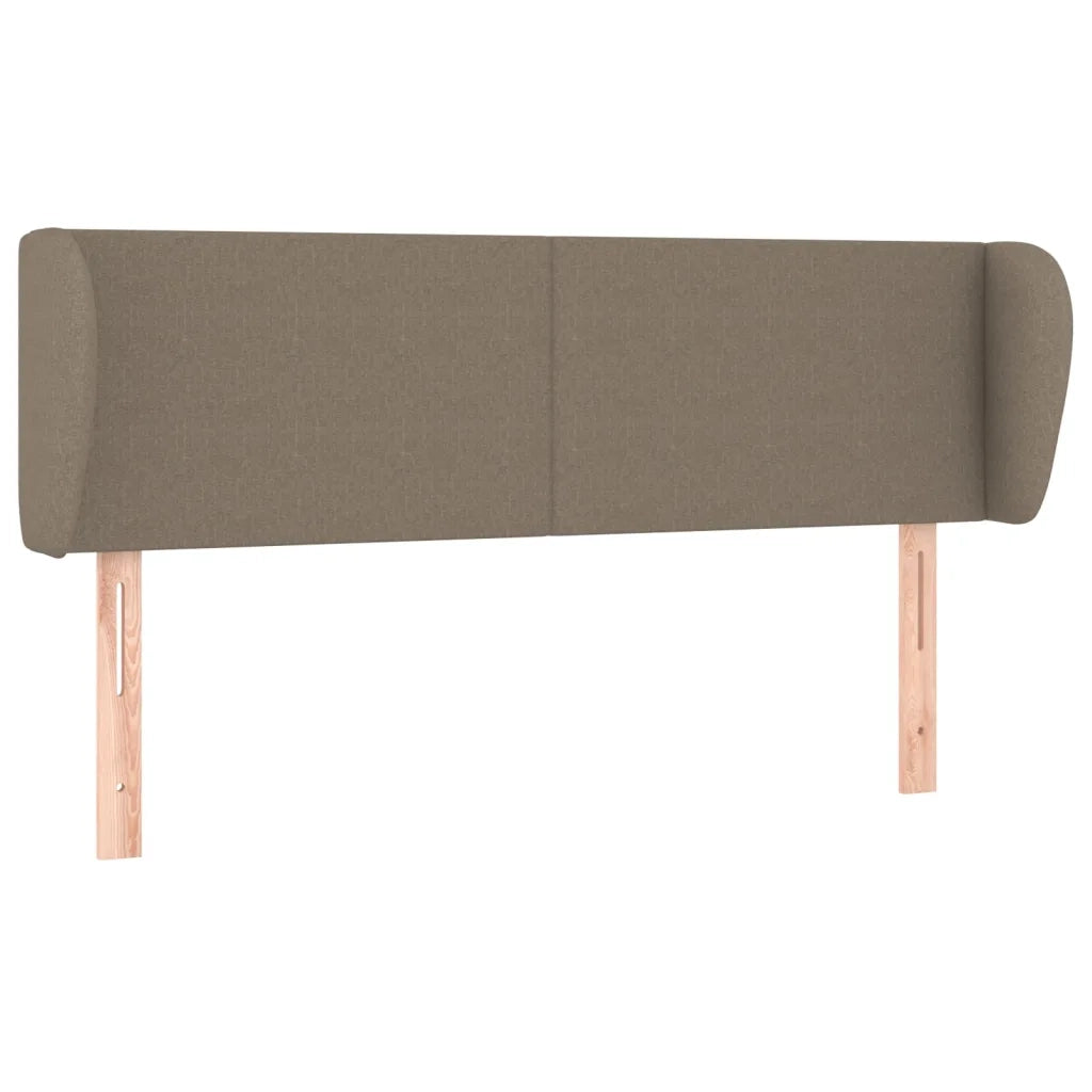 Testiera ad Orecchio Tortora 147x23x78/88 cm in Tessuto
