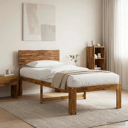 Letto Singolo con Testiera ROSTOCK Naturale 100 x 200 cm 903375