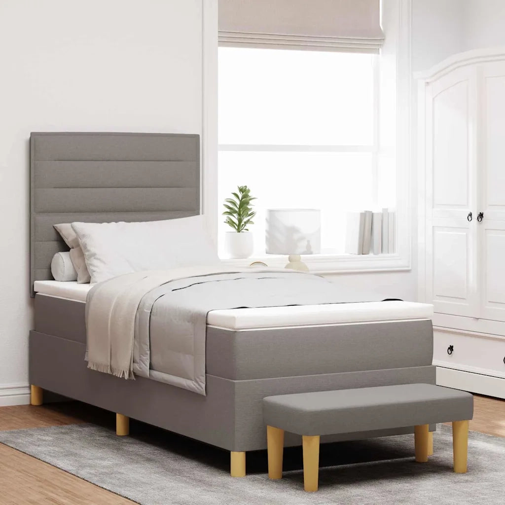 Letto a molle con testiera Talpa 200 x 90 cm Tessuto 3344202
