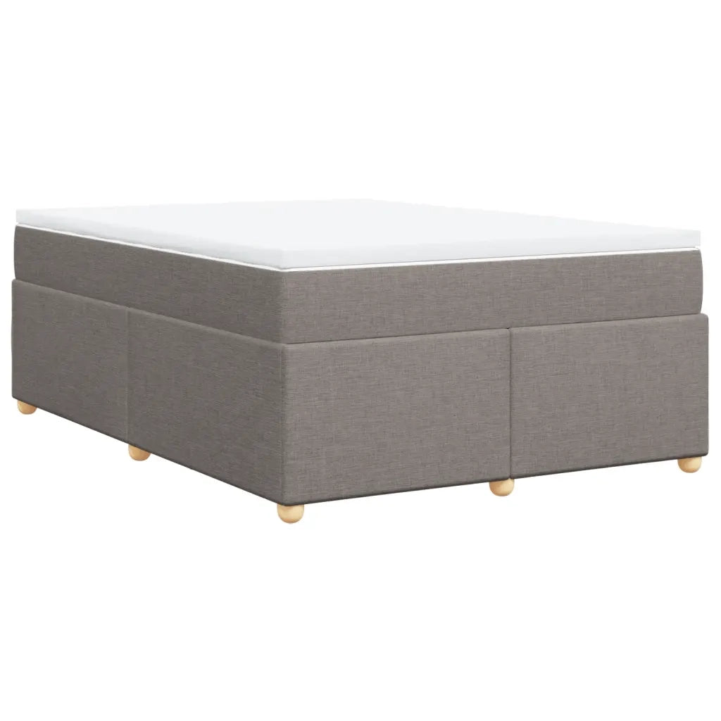 Giroletto a Molle con Materasso Tortora 160x200 cm in Tessuto 3285391