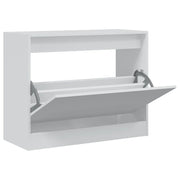 Scarpiera | Mobile per scarpe Bianca 80x34x63 cm in Legno Multistrato