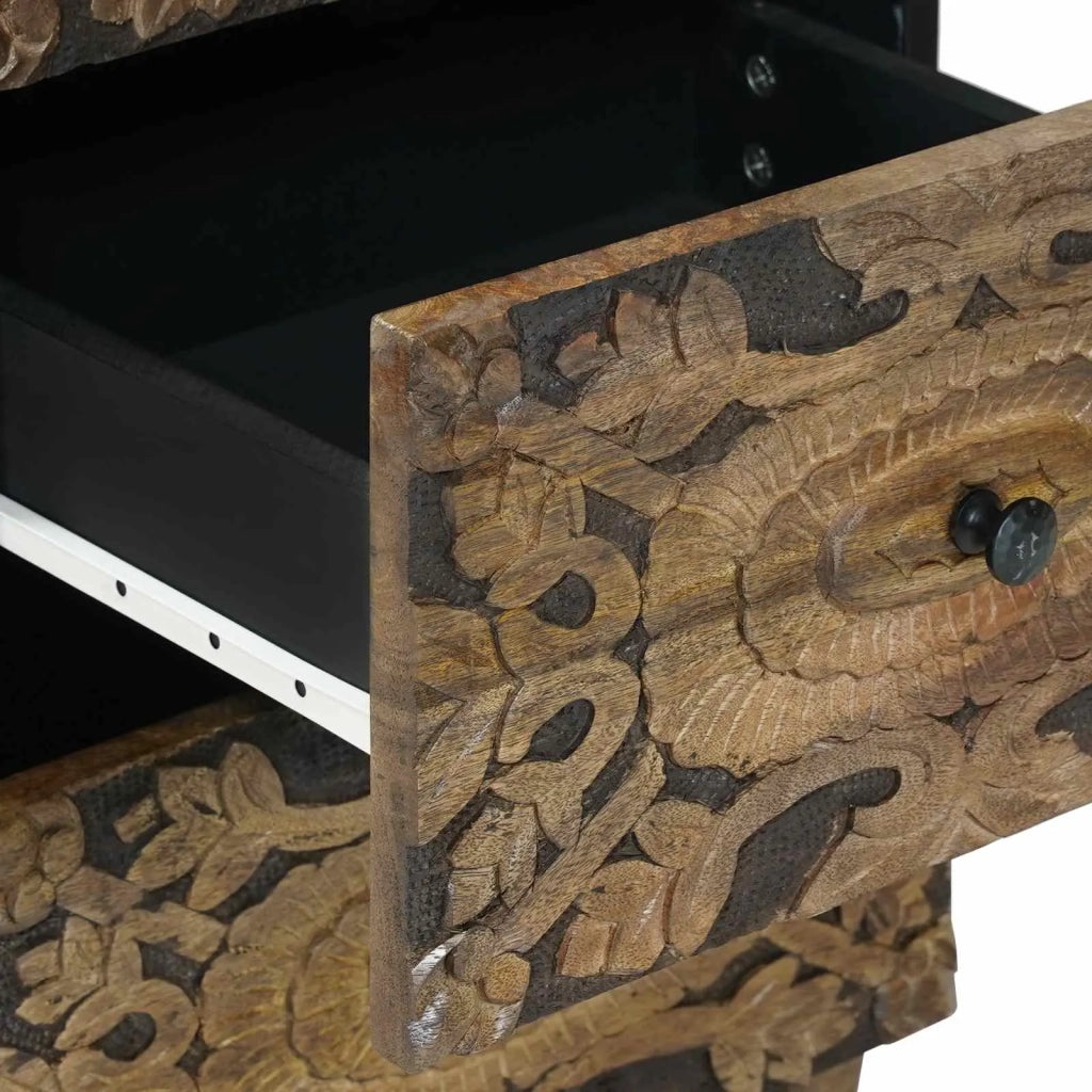 Credenza Marrone 40 x 33,5 x 75 cm Legno di mango massello 4018355