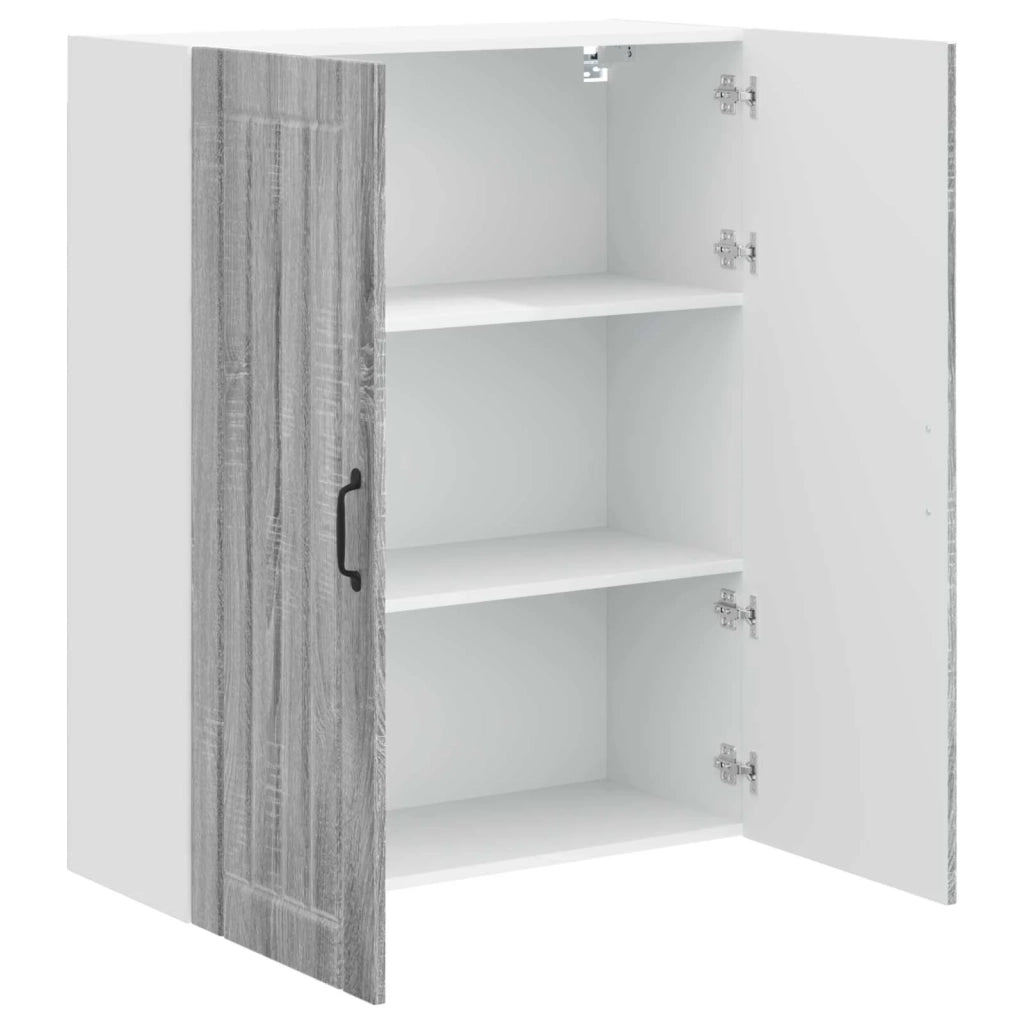 Armadietto a muro LUCCA Grigio Sonoma 80 x 31 x 100 cm