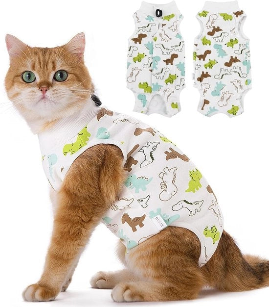 Abbigliamento chirurgico per esami fisici dopo castrazione nei gatti, abbigliamento per il recupero nei gatti, abbigliamento per la sterilizzazione (S)