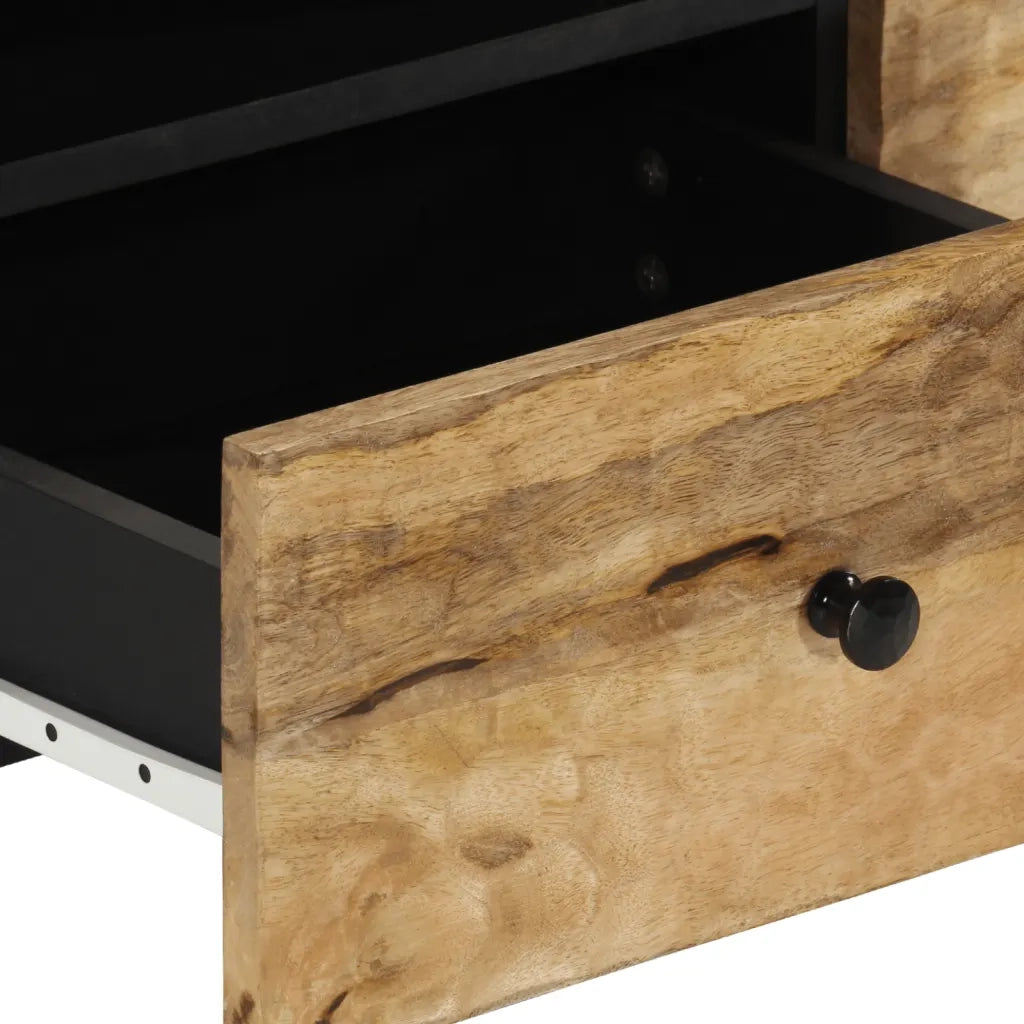 Tavolino da Salotto 80x54x40 cm in Legno Massello di Mango 356904