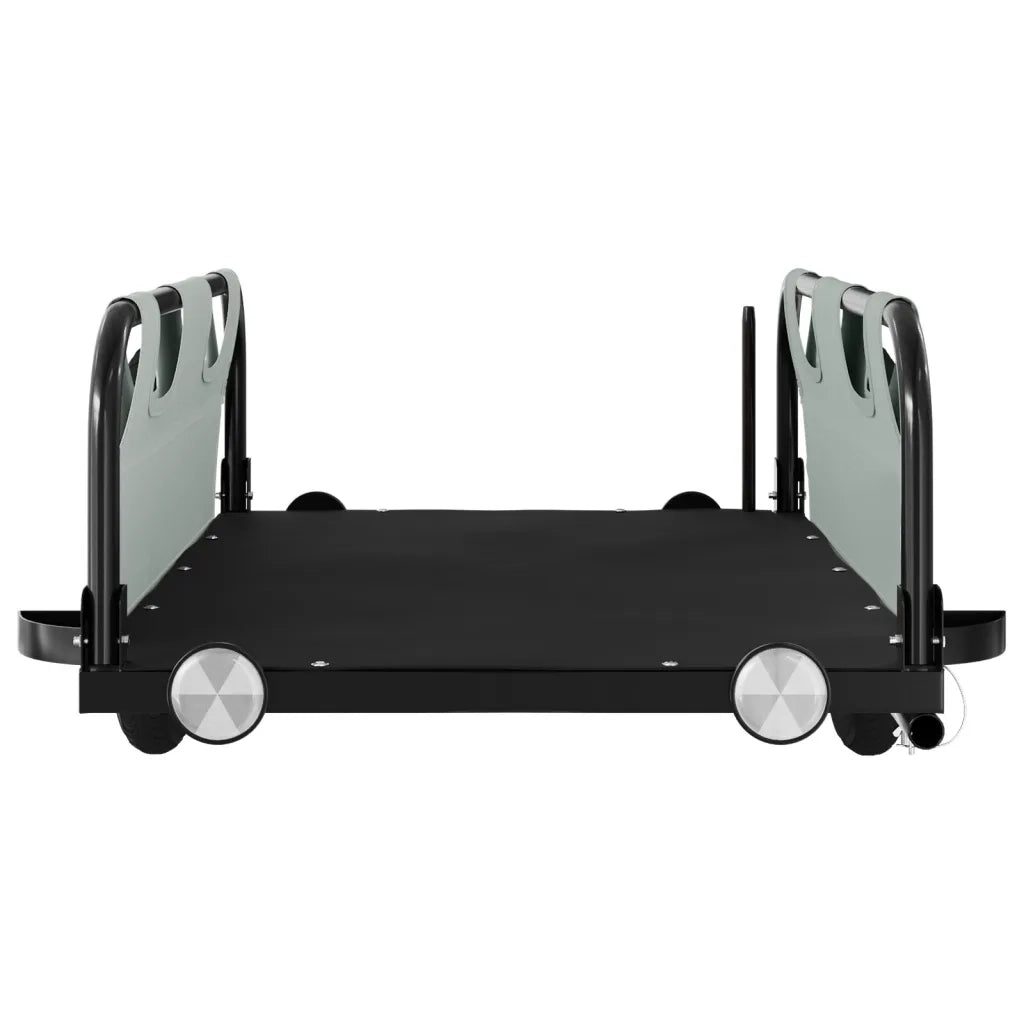 Rimorchio da Bici Grigio Oxford e Ferro CFW1860041
