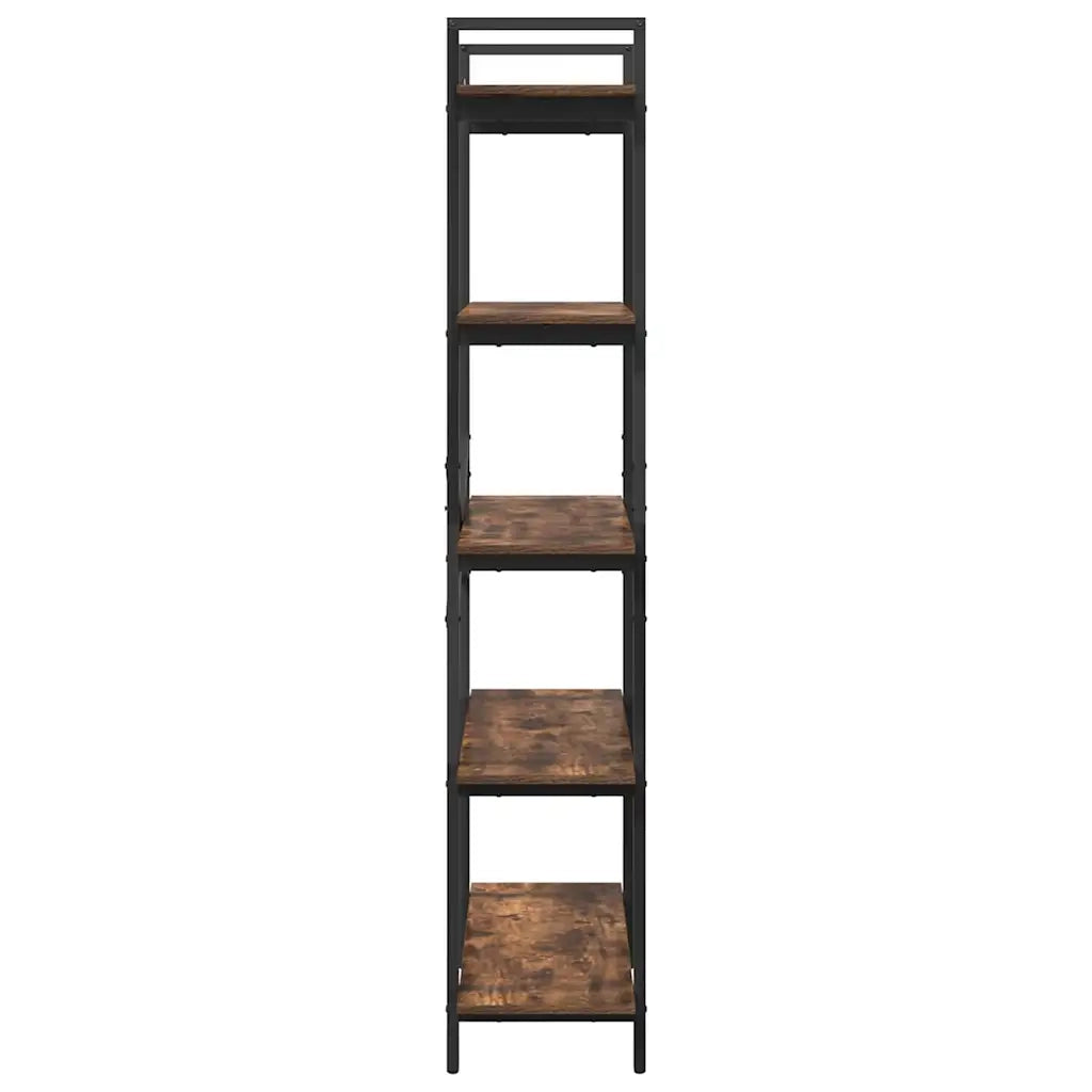 Libreria Rovere fumé 100 x 33,5 x 178 cm Legno multistrato 883936