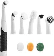 Spazzolino a Mano - Scopritore Elettrico con Testine di Spugna Sostituibili e Cuscini di Spugna - Bagno Cucina Pavimento Parete Rivestita