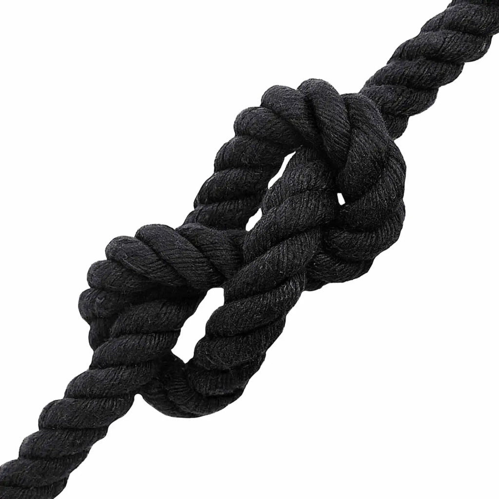 Corda di Cotone 20 mm 50 m Nero 100% Cotone 42011825